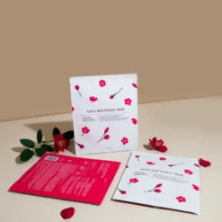 Active Red Flower Mask