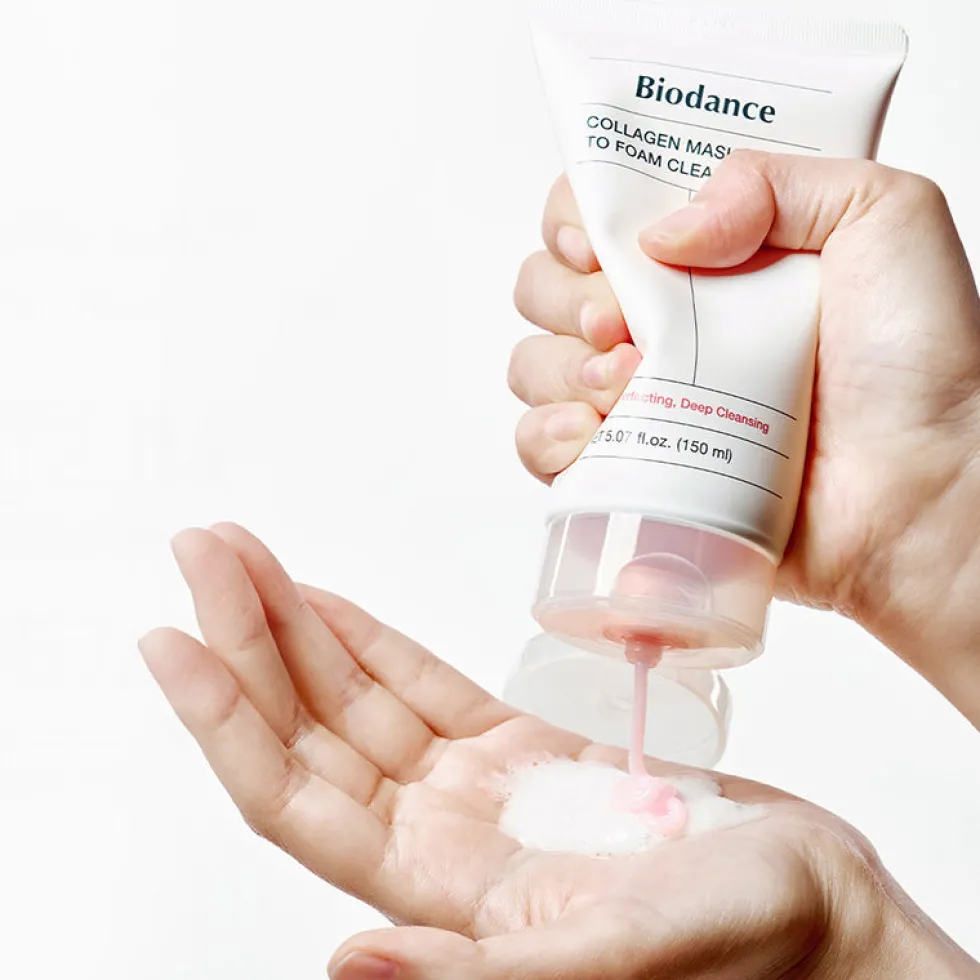 Collagen Mask To Foam Cleanser