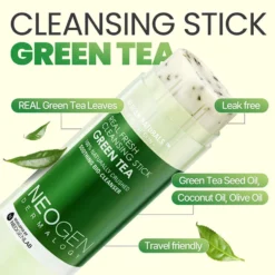 Dermalogy Real Fresh Cleansing Stick Green Tea