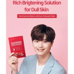 Diamond Brightening Calming Glow Luminous Ampoule Mask