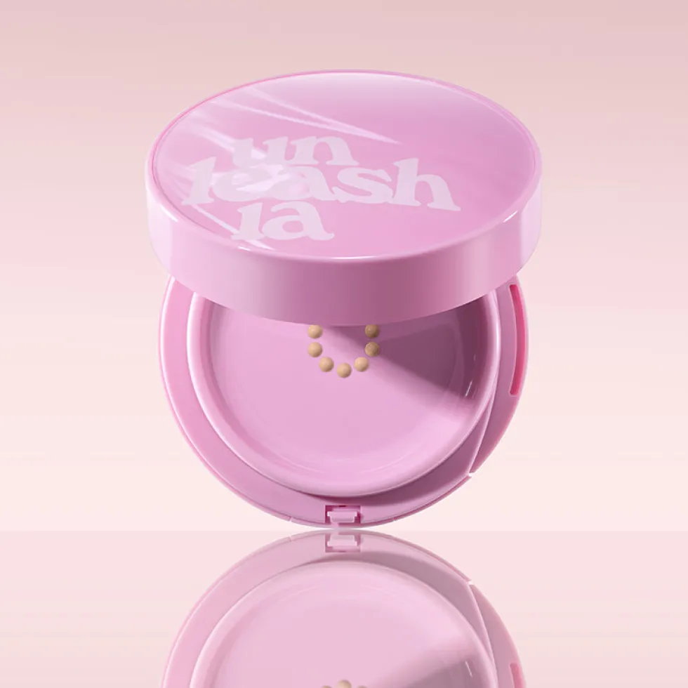 Don't Touch Glass Pink Cushion