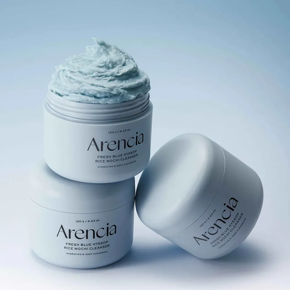 Fresh Blue Hyssop Rice Mochi Cleanser