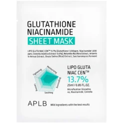 Glutathione Niacinamide Sheet Mask
