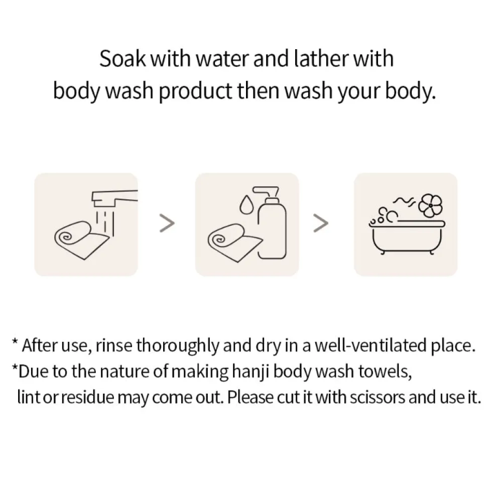 Hanji Body Wash Towel