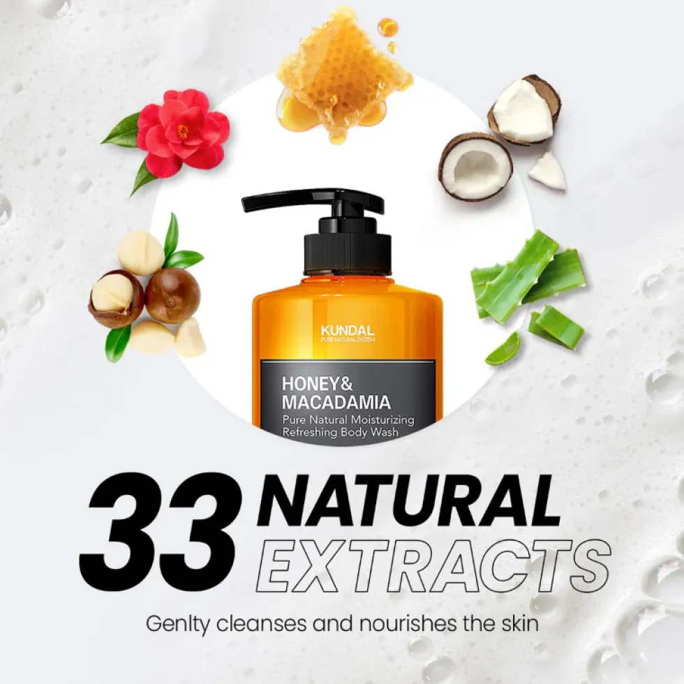 Honey & Macadamia Body Wash