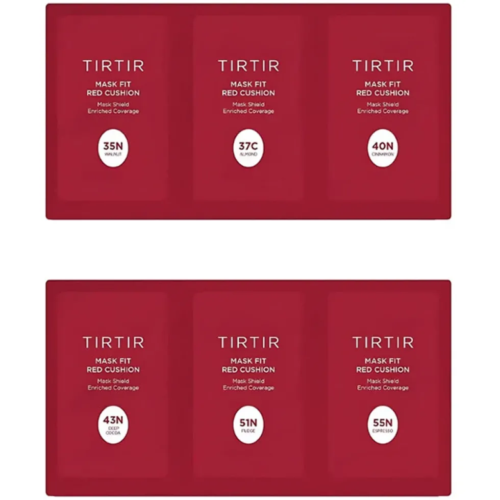 Mask Fit Red Cushion 6 Shade Trial Kit