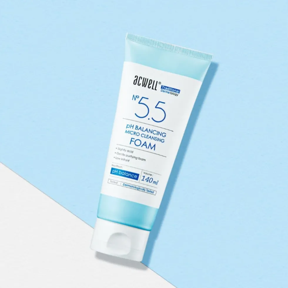 No 5.5 pH Balancing micro cleansing foam