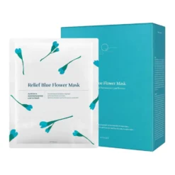Relief Blue Flower Mask