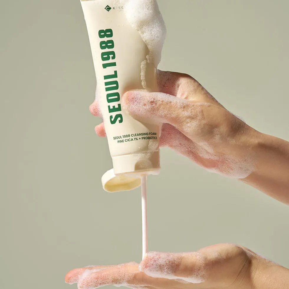 SEOUL 1988 Cleansing Foam : Pine Cica 1% + Probiotics